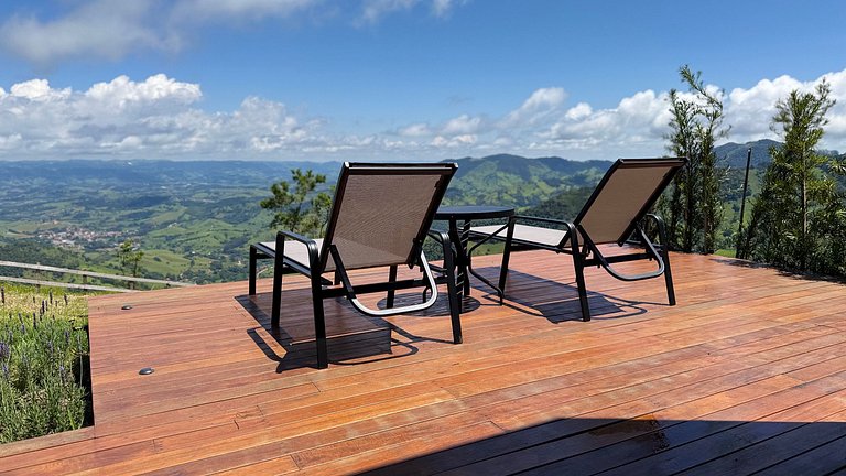 Malaya - Chalé com vista panorâmica e pôr do sol de tirar o